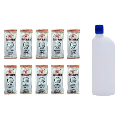 Wicket Floor Cleaning Tablets (Pack of 10) + Free 500ml Spray Bottle - Image 3