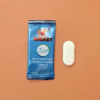 Wicket Multisurface + Glass Cleaning Tablets (Pack of 10) + Free 500ML Spray Bottle