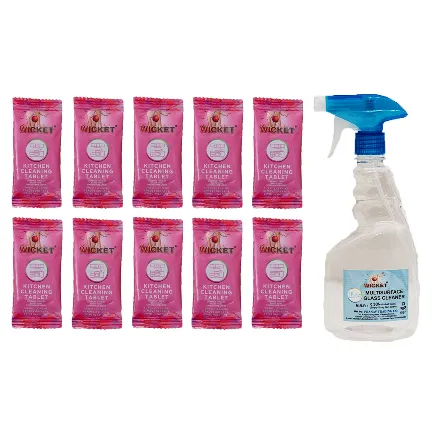 Kitchen Cleaning Tablets (Pack of 10) + Free 500ml Spray Bottle - Image 2